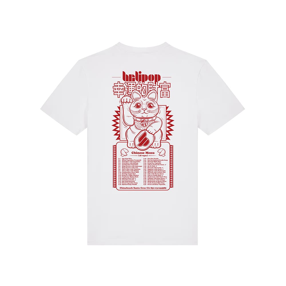 CHINESSE VEGAN MENU T-SHIRT